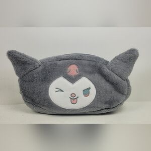 Kuromi Gray Plush Character Pouch